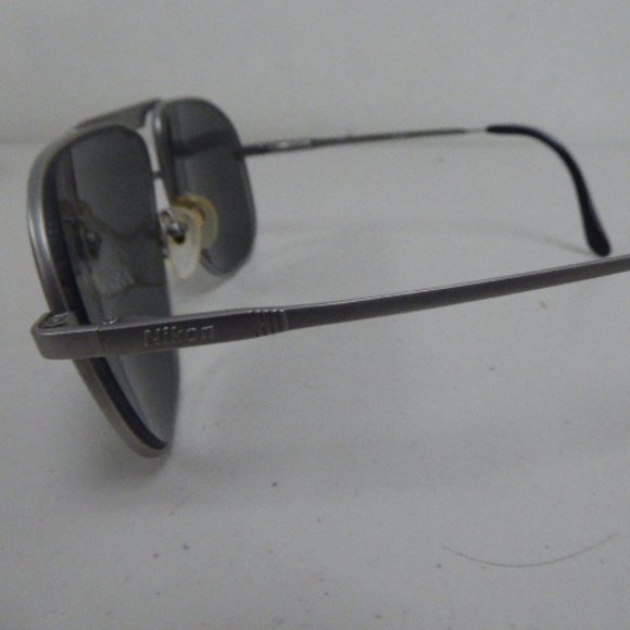 Nikon glasses matte silver gray frames Vintage Japan - Picture 11 of 15